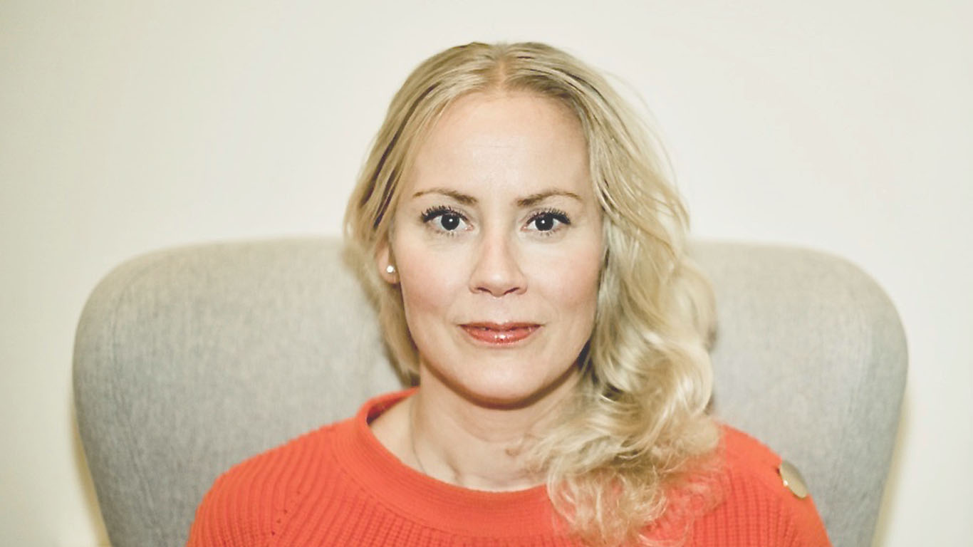 Porträttbild: Leg. Psykoterapeut och Socionom Maria Forsström